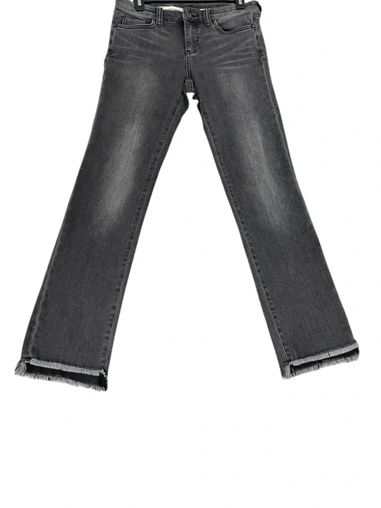 Anthropologie Pilcro Women’s Size 27 Midi Rise Straight Leg Jeans Black - Picture 2 of 16